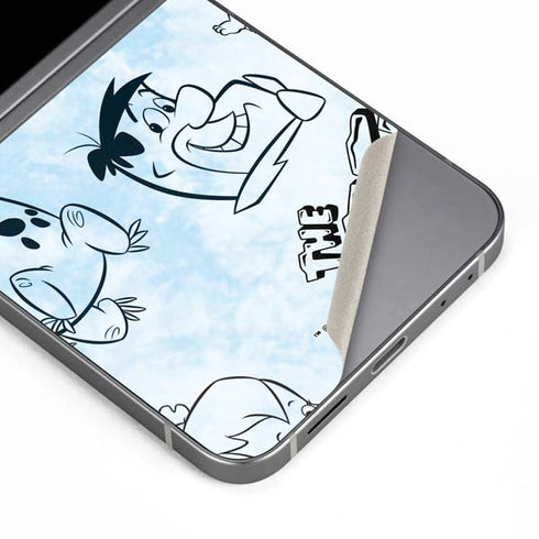 The Flinstones The Flintstones Tie Dye Print Galaxy Z Flip6 Skin